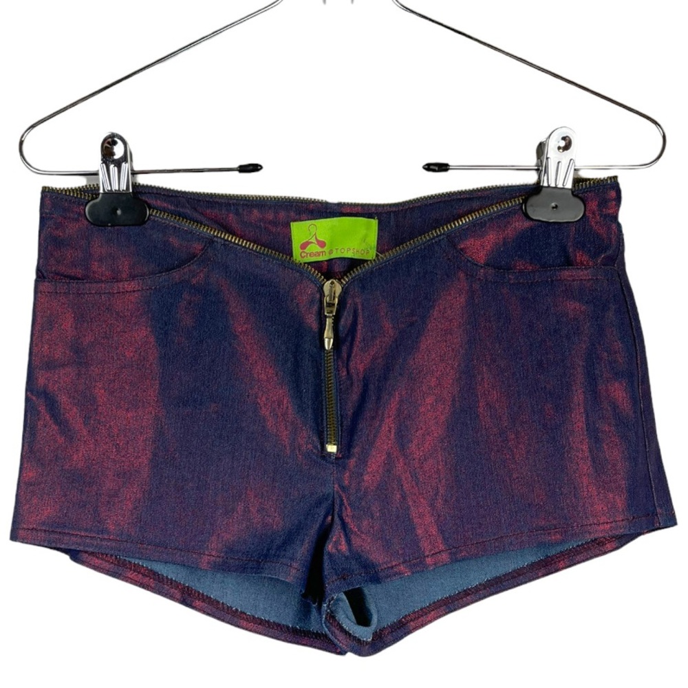 RARE Topshop & Cream Collaboration Dance Festival Shorts Size 36 EUR 8 US